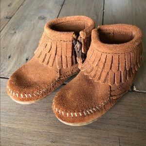 Minnetonka Double Fringe Boots